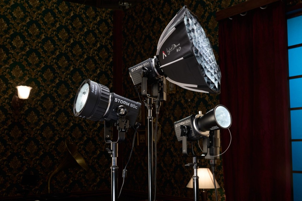 Aputure STORM 80c 3-Light Kit